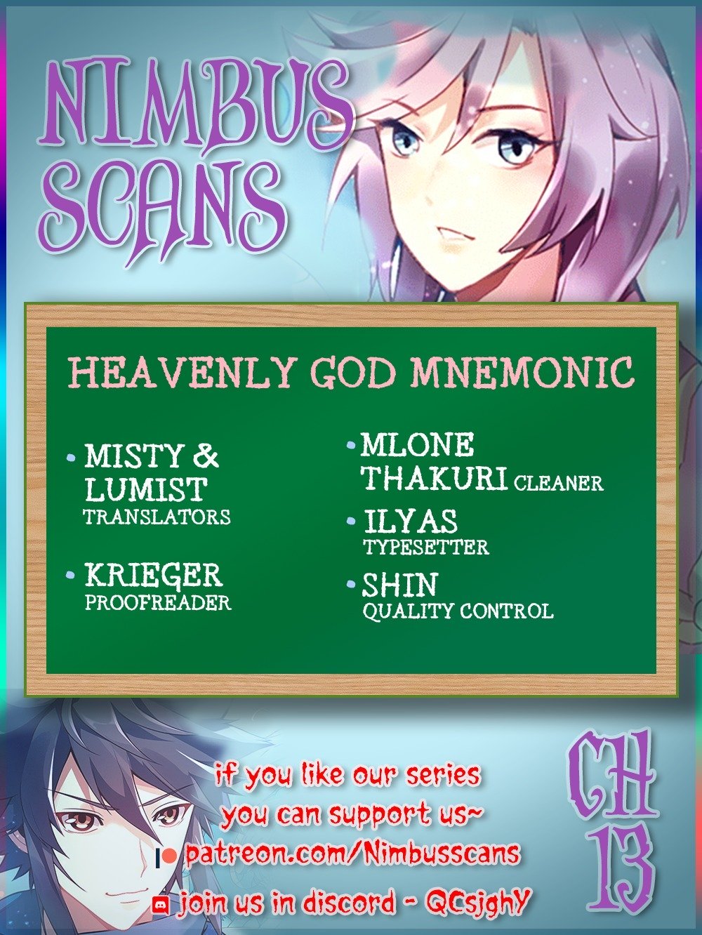 Heavenly God Mnemonic Chapter 13 1